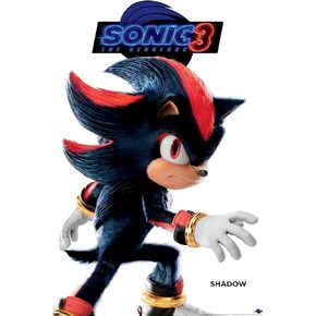 Trends International Sonic The Hedgehog 3 - Shadow Feature Series Wall Poster, 22.37" x 34.00", Unframed Version