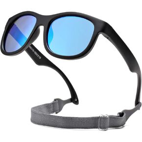 Hycredi Flexible Polarized Sunglasses with Strap for Baby Age 0-2 Years