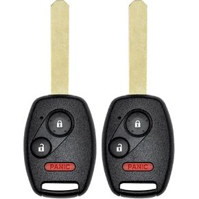 Key Fob Replacement for 08-12 Honda Accord/ 07-13 CRV/ 11-15 CR-Z/ 09-13 Fit/ 10-14 Insight Car Keyless Entry Remote Control, MLBHLIK-1T, 3 Btn, 2Pcs