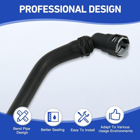 مجموعة خرطوم سخان HVAC متوافقة مع Ford F-150 2011-2014، Lincoln Mark LT 2011-2014، 5.0L V8#Replace 626-721 BL3Z18472B مجموعة خرطوم سخان المحرك in Kuwait