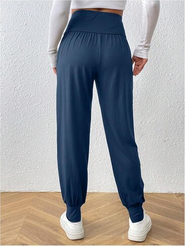 Milumia Women's High Waist Jogger Pants with Pockets Exercise Gym Fitness Trousers in Saudi Arabia