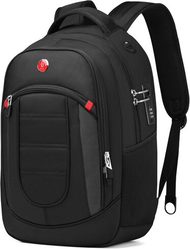 Omnpak حقيبة ظهر للكمبيوتر المحمول للسفر للرجال مضادة للسرقة ومقاومة للماء حقيبة ظهر جامعية مع شحن USB معتمد من شركة الطيران وحقيبة ظهر يومية متعددة الوظائف للنساء تناسب أجهزة الكمبيوتر المحمولة مقاس 15.6 بوصة in Kuwait