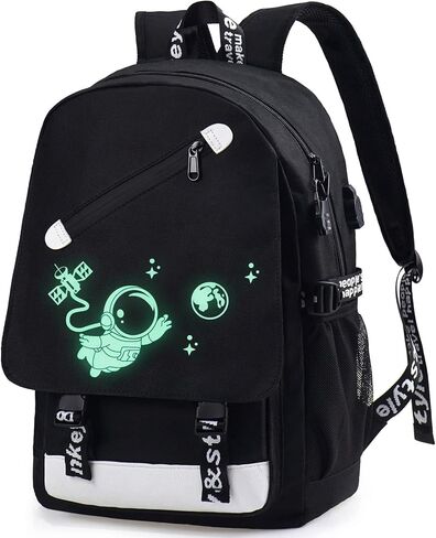Anime Laptop Backpack for Boys, Astronaut School Bags Bookbags for Teen Boys in Saudi Arabia