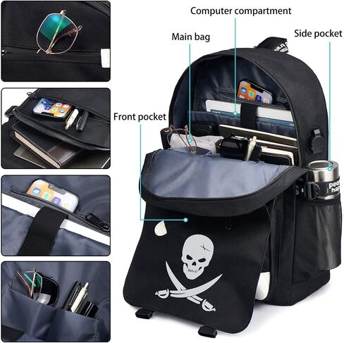 Anime Laptop Backpack for Boys, Astronaut School Bags Bookbags for Teen Boys in Saudi Arabia