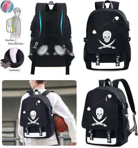 Anime Laptop Backpack for Boys, Astronaut School Bags Bookbags for Teen Boys in Saudi Arabia