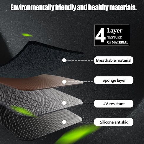 Dash Cover Fit for Hyundai Tucson 2019 2020 2021 Accessories(with Audio Hole) Anti-Skid Center Console Protector Cover Mat Car Dashboard Cover Sunshade Glare UV Rays Protector -Black Edge in Kuwait