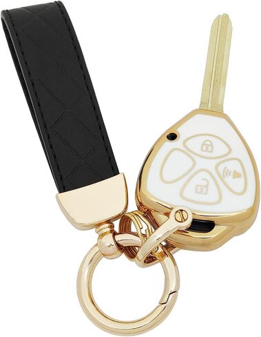TPU Key Fob Cover Case Compatible with Toyota Scion Tc Camry Rav4 Corolla 4Runner Yaris Matrix Venza Avalon in Kuwait
