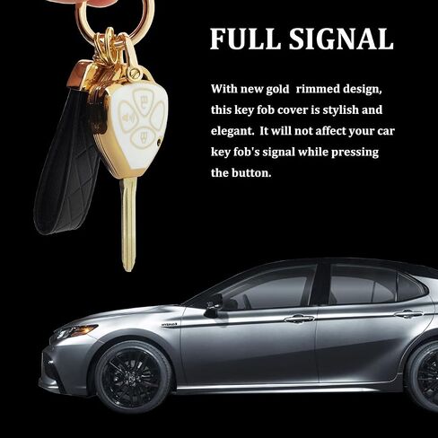 TPU Key Fob Cover Case Compatible with Toyota Scion Tc Camry Rav4 Corolla 4Runner Yaris Matrix Venza Avalon in Kuwait