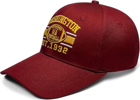 Football Team Fans Hat Custom Embroidered Baseball Cap Apparel Gifts for Adult Snapback Adjustable Breathable… in Saudi Arabia