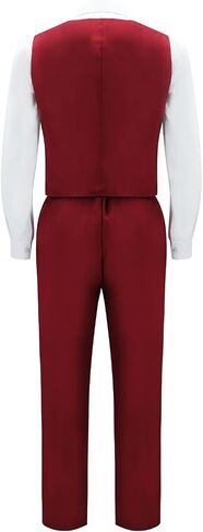 Mens Betelgeuse Costume Red Wedding Suit Costume Halloween Horror Funny Couple Outfit Blazer in Saudi Arabia