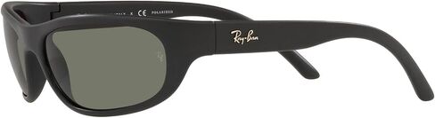 Ray-Ban Man Sunglasses Black Frame, Green Lenses, 60MM in Kuwait
