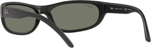 Ray-Ban Man Sunglasses Black Frame, Green Lenses, 60MM in Kuwait