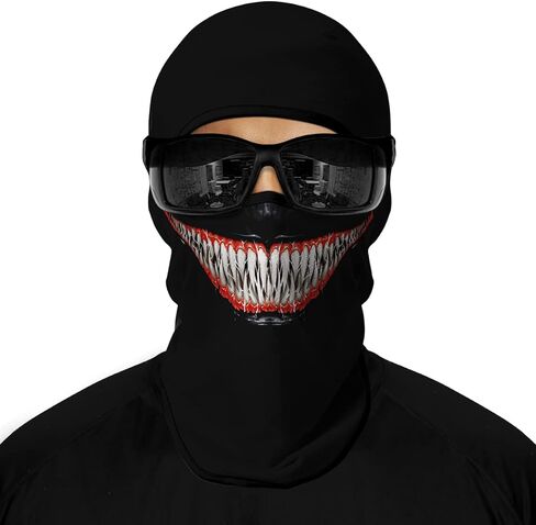 3D Balaclava Ski Mask Outdoor Headwear Mask Ghosts Skull Mask Men Women for Halloween Motorcycle Cycling Full Face Mask in Kuwait