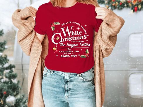 Christmas Shirts for Women Santa Christmas Pine Tree T-Shirt Short Sleeve Xmas Holiday Tee Tops in Kuwait