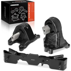 A-Premium Engine Motor Mount and Transmission Mount Kit Compatible with Jeep Wrangler 2012-2017, Wrangler JK 2018, 3.6L, Automatic Transmission, 3 PC-Set, Replace# 5147191AC, 5147190AC