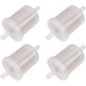 DVPARTS 4PK 12581-43012 12581-43010 Fuel Filter Compatible with Kubota BX23 BX24 BX25 BX23D BX2660 BX2360 BX2370 BX24D BX25 BX2660D BX2670 for Grasshopper 101005 Ariens 2154180 21541800