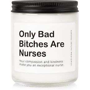 Nurse Gifts for Women, Cool Gifts for Nurses- 9oz Aromatherapy Lavender Scented Soy Wax Candle- Nurse Practitioner Gifts for Women, RN Gifts for Nurses, Nurse Graduation Gift, Christmas Gift