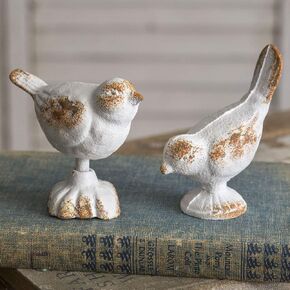 CTW Home Collection Set of Two Cast Iron Birds (1)