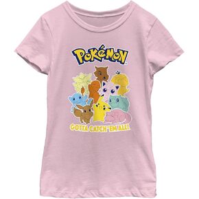 Fifth Sun Pokemon Poke Mang Girls Short Sleeve Tee Shirt