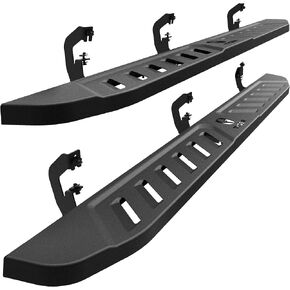 Tyger Auto 6.6" Blade Running Boards Compatible with 2007-2018 Chevy Silverado GMC Sierra 1500; 2007-2019 2500 3500HD; 2019 LD/Limited | Double Cab | TG-BL3C7028 | Side Step Nerf Bars