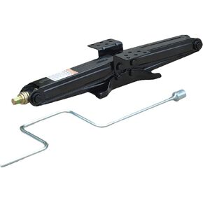 Bastion Distribution Leveling Scissor Jack 24" Stabilizer with Crank Handle, 5000lbs Capacity