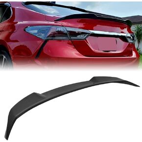 ECOTRIC Rear Spoiler Wing Compatible with 2018-2024 Toyota Camry LE SE XLE XSE Hybrid M4 Style Trunk Spoiler Wing, ABS, Gloss Black