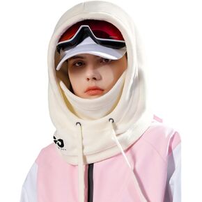 Balaclava Fleece Ski Mask for Men Women Winter Face Masks Windproof Hooded Scarf Cold Weather Hat Neck Warmer
