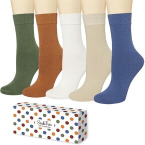 Crew Socks For Women - Soft Socks Cotton Socks For Women, Colored Socks For Women Ladies Girls Female