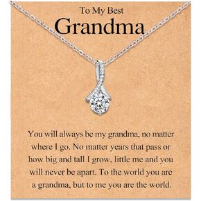 Gifts Necklace for Mom, Grandma, Nana, Mother-in-law, Bonus Mom, Boyfriend Mom Birthday Gifts for Women
