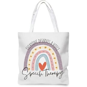 Speech Pathologist Gifts - SLP Gifts, Speech Language Pathologist Gifts, Speech Therapy Tote Bag, Speech Therapist Gifts for Women, Gifts for Speech Therapists, SLP Graduation Gifts