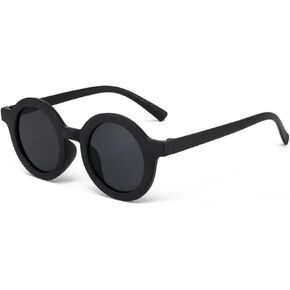 Cute Kids Round Sunglasses Girl Boys Matte Coloful Shades Outdoors UV400 Protection Beach Eyewear