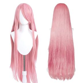 UTIEHD 100cm / 40 Inch Long Wig, Universal Anime Costume Cosplay Wig, Perfect for Party, Daily-Use, Festivals, and Halloween, Great for TV, Film, Anime Game Character Cosplay (Blonde)