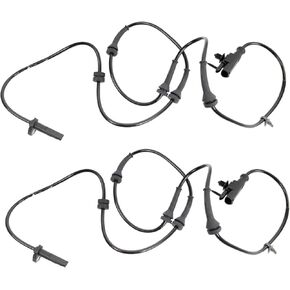 TRQ Front ABS Wheel Speed Sensor Set Compatible with 2011-2012 INFINITI G25 2007-2008 G35 2008-2013 G37 2015 Q40 2014-2015 Q60 2009-2020 Nissan 370Z