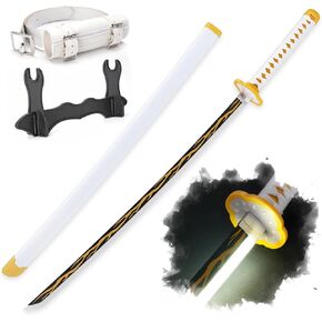 Zisu Light Up Demon Katana Sword - 40-Inch Katana with Rechargeable Battery - Full Kit with Sword Stand and Belt
