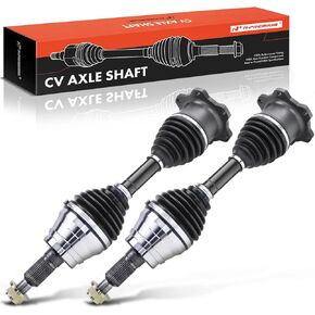 A-Premium Pair (2) Front CV Drive Severe-Duty Axle Shaft Assembly Compatible with Chevy Silverado 2500 99-04, Silverado 3500 01-06 & GMC Sierra 1500 2500 3500 HD & Hummer H2, 4WD, Left and Right Side
