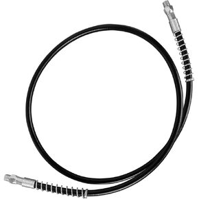 1/8"NPT 48" Grease Gun Hose Replace 49-16-2647 Fit for Milwaukee 2646-20/2646-21CT/2646-22CT M18 Cordless 2-Speed Grease Gun & Milwaukee 2446-20 M12 Cordless Grease Gun (Without Hp Coupler)