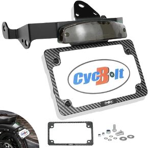 Fender Eliminator Fit for Vulcan Café 2024-2018 Tail Tidy Vulcan S Cafe ABS 2024-2016 Vulcan S License Plate Bracket Holder Mount Fit with Turn Signals Tail Light