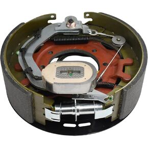 12-1/4 x 3-3/8 Left Hand Electric Trailer Brake Assembly K23-450-00 023-450-00 Compatible with Dexter Trailer 9000-10000Lbs General Duty Axles with 7-Bolt Mounting Replace 023-450 023450