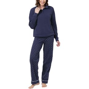 PajamaGram Womens Pajama Sets - Cotton Pajamas For Women, 3-Pc Set