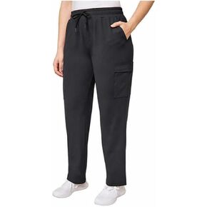 Mondetta Ladies' Straight Leg Cargo Pant Black, Large, Small