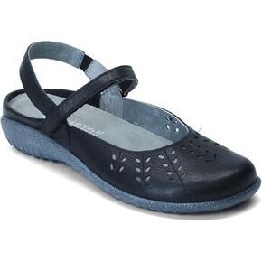 NAOT New Women's Rari Flat Soft Black Leather 38