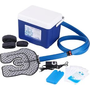 Cold Therapy System Ice Machine for Knee After Surgery Recovery Care Cryotherapy Freeze Kit with Universal Pad for Pain Relief Shoulder Ankle Back Hip Leg Sports Injuries