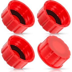 5 Gallon Gas Can Cap Coarse Thread Gas Can Caps for Gasoline 5 Gallon Replacement Gas Can Lid Portable Gas Tank Lid for Plastic and Metal Gas Cans, 4 Pcs