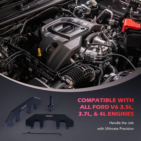 مجموعة أدوات تثبيت عمود الحدبات Orion Motor Tech 303-1248، مجموعة حامل محاذاة توقيت المحرك مع حامل كام 303-1530 حامل شد سلسلة وحقيبة تخزين متوافقة مع 3.5L 3.7L 4L Ford Lincoln Mercury in Saudi Arabia