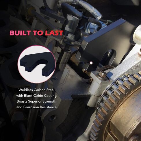 مجموعة أدوات تثبيت عمود الحدبات Orion Motor Tech 303-1248، مجموعة حامل محاذاة توقيت المحرك مع حامل كام 303-1530 حامل شد سلسلة وحقيبة تخزين متوافقة مع 3.5L 3.7L 4L Ford Lincoln Mercury in Saudi Arabia