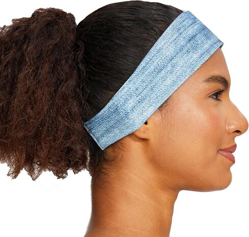 2-Pack Workout Headbands for Couples, Sweatband Sports for Running, Cycling, Basketball, Yoga, Gym, Hairband for Women and Men in Saudi Arabia