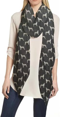American Staffordshire Terrier Dog Print Women's Scarf Shawl Wrap Lightweight in Kuwait