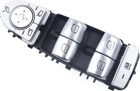 Power Window Switch Button Compatible with Mercedes-Benz C180 C200 C220 C250 C300 C400 2013 2014 2015 2016 2017 2018 2019 2020 GLC200 GLC220 GLC250 GLC260 GLC300 GLC350 GLC 400 W205 X253 C253 Black in Kuwait
