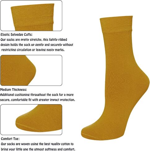 Crew Socks For Women - Soft Socks Cotton Socks For Women, Colored Socks For Women Ladies Girls Female in Saudi Arabia