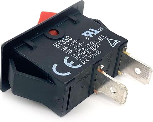 HY35C Push Button Switch 2 Pin 12A 250V ON - Off in Saudi Arabia